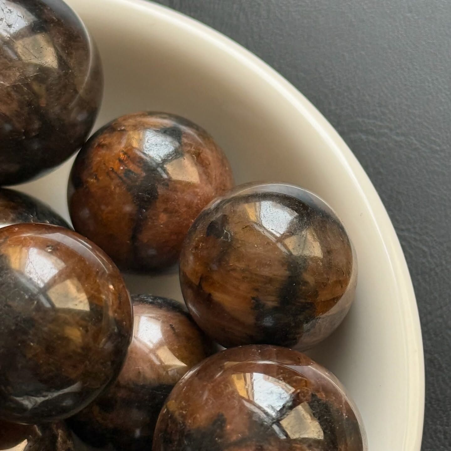 [原石] 空晶石 十字石 水晶球