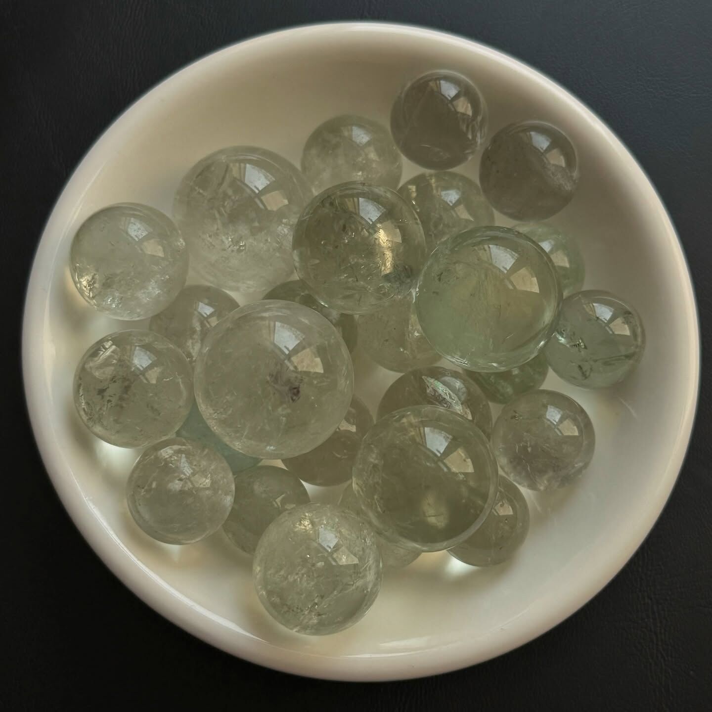 [原石] 綠水晶 水晶小球 13-16mm