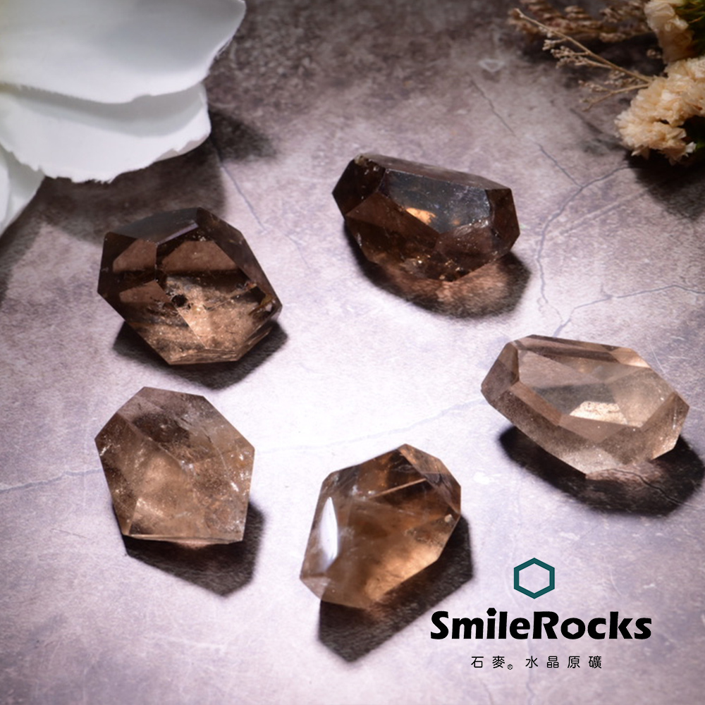 【石麥SmileRocks】茶黃水晶冰塊