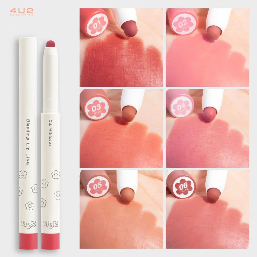 泰國人氣彩妝 4U2 - Blending Lip Liner 霧面唇線筆