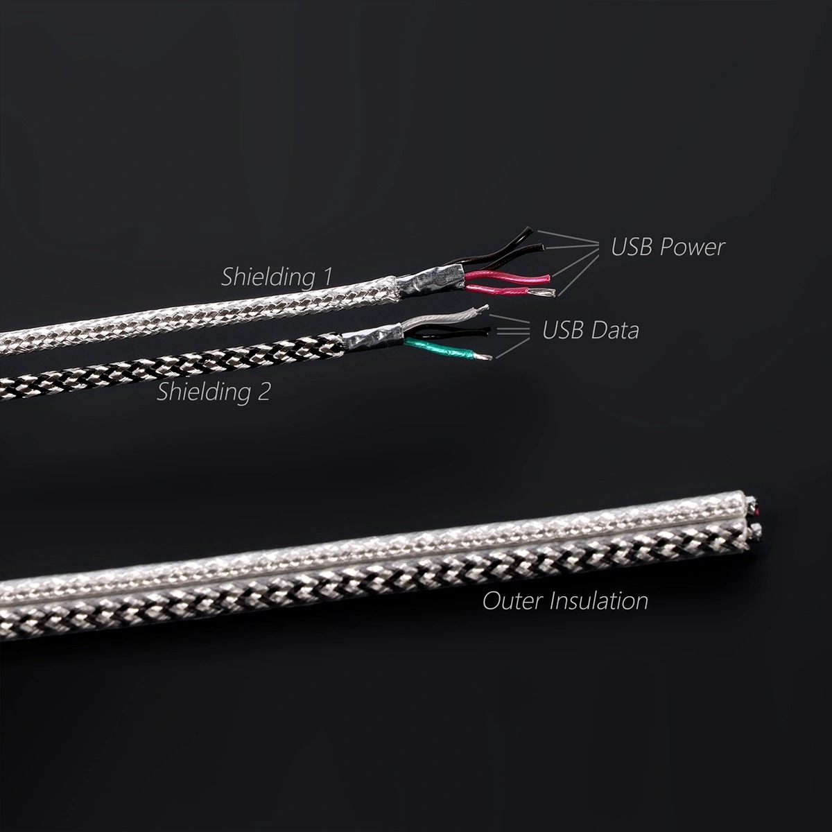 ddHiFi TC09BL Lightning to USB-B HiFi Audiophile USB Cable