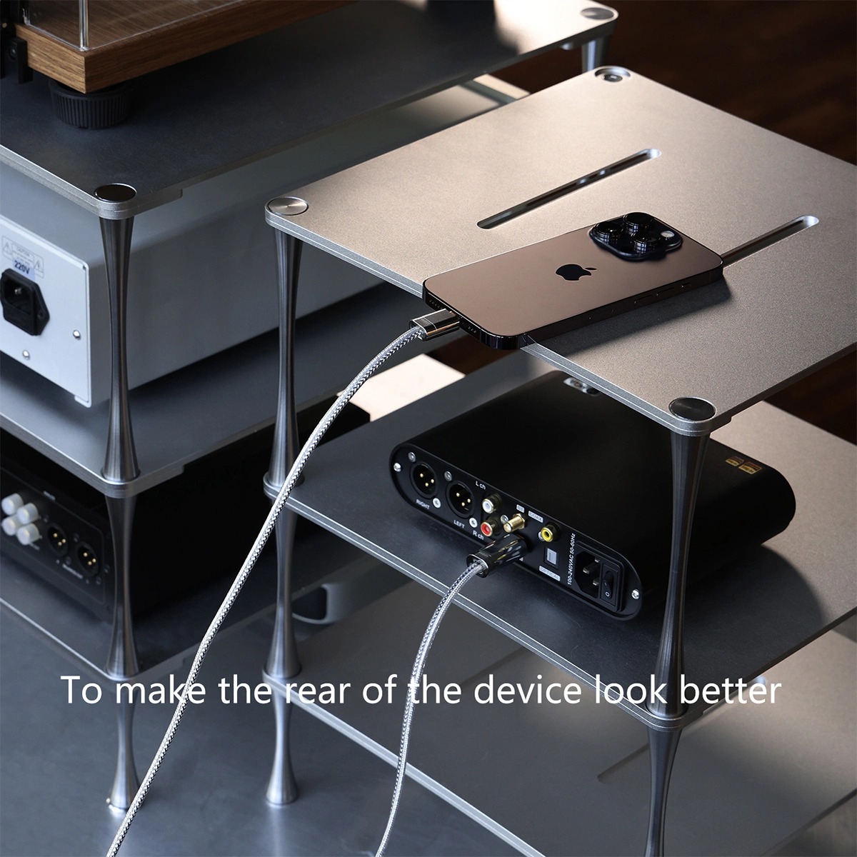 ddHiFi TC09BL Lightning to USB-B HiFi Audiophile USB Cable