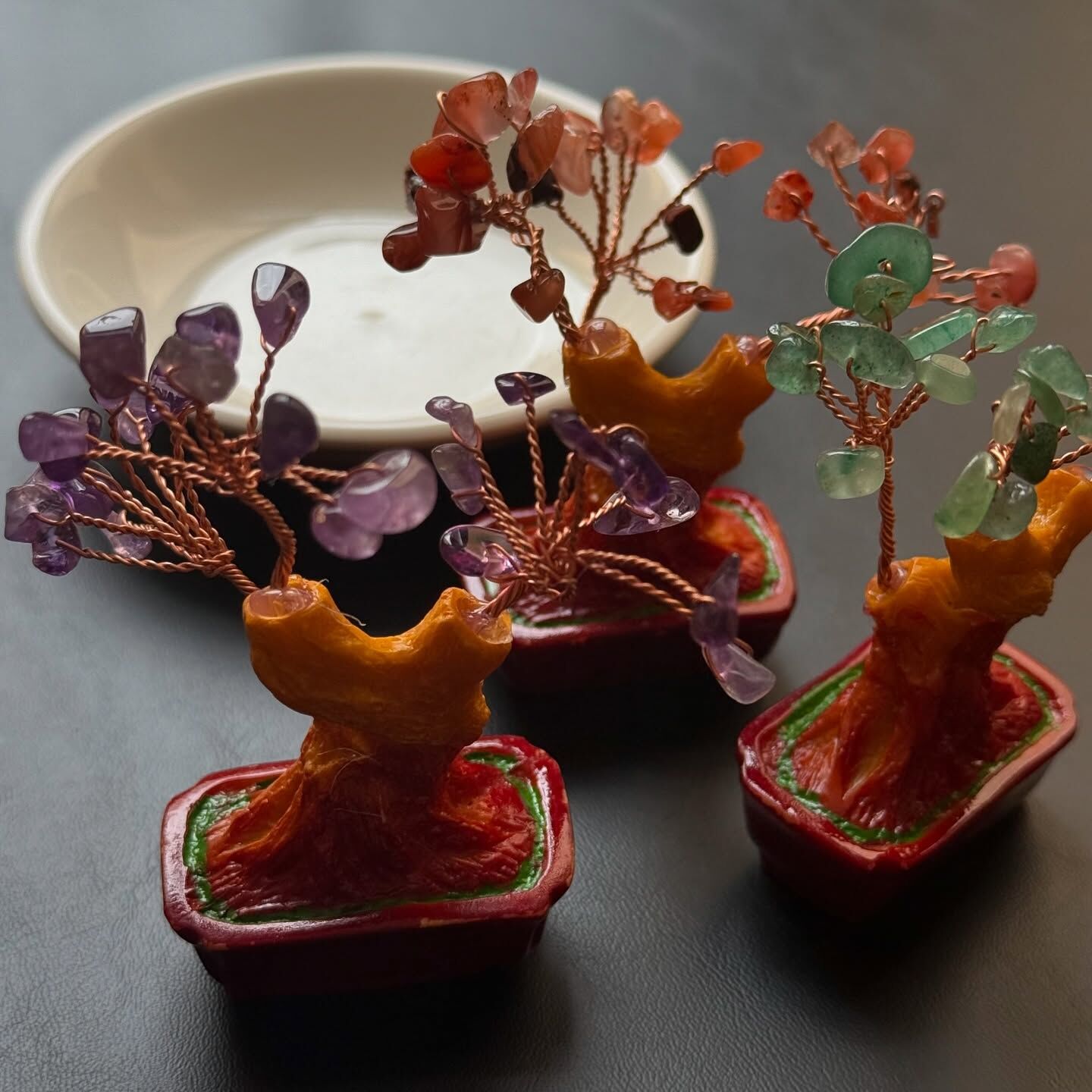 [原石] 水晶招財樹 約 80x40x25mm