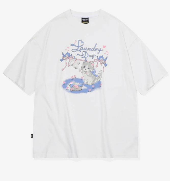 CPGN STUDIO / Laundry Day short T-shirt star / white / JUL25