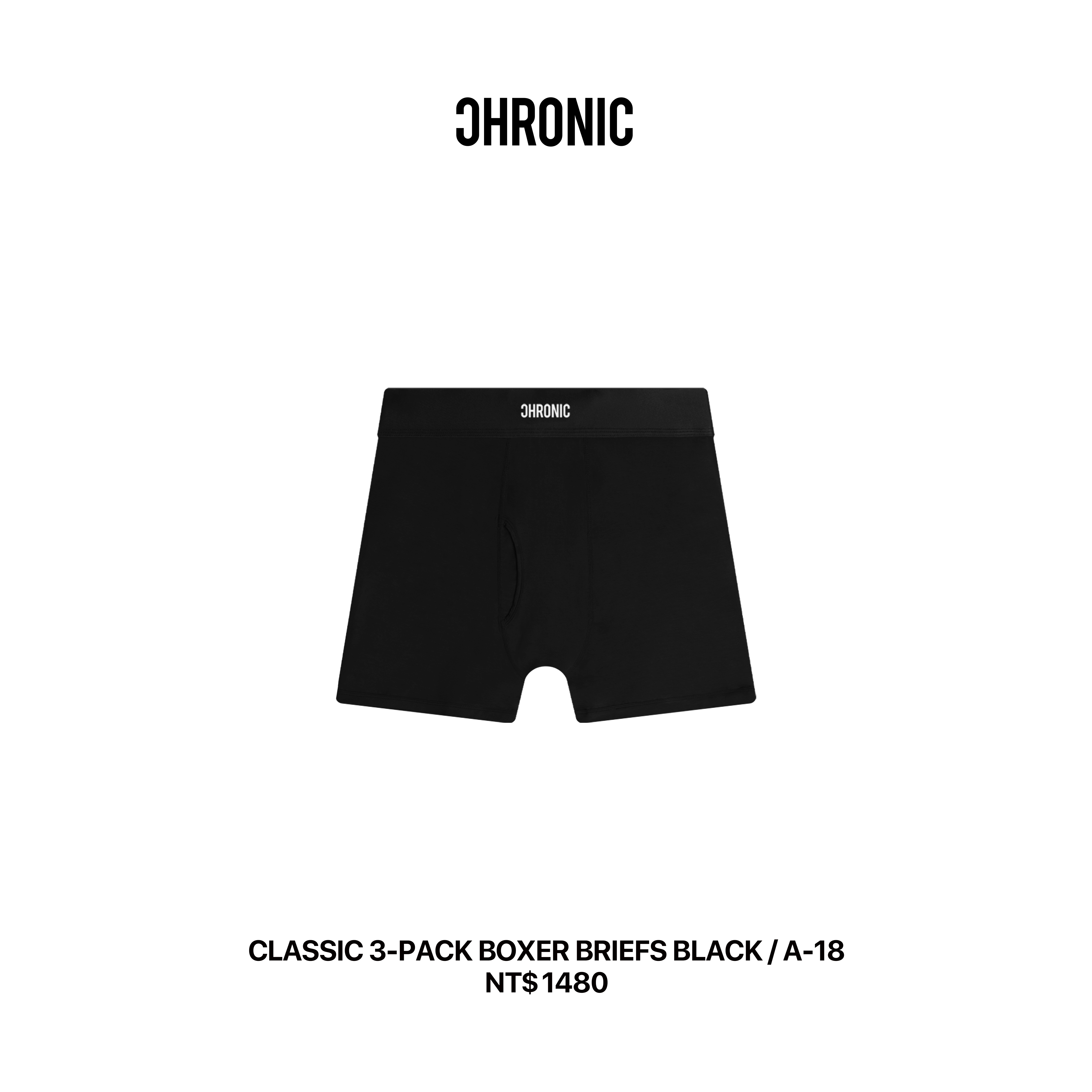 CLASSIC 3-PACK BOXER BRIEFS BLACK / A-18