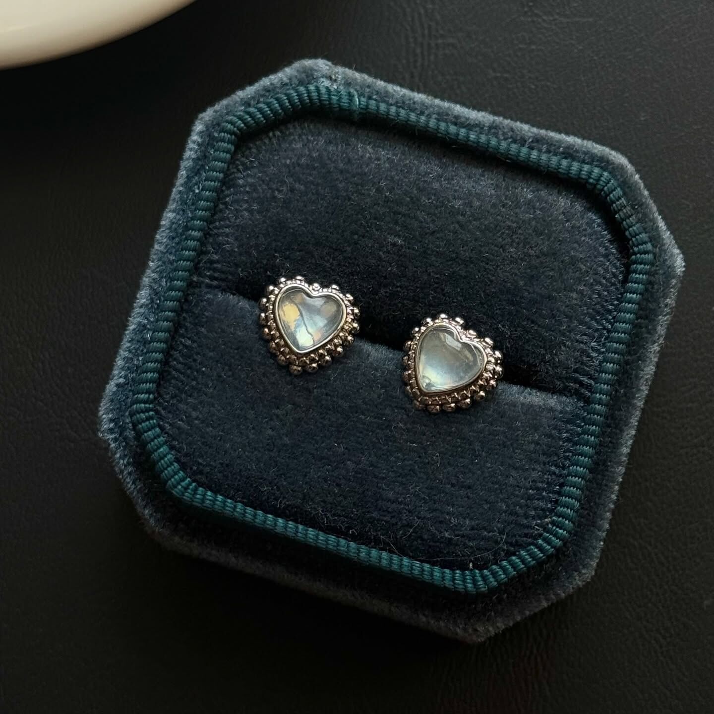 [原石] 海藍寶 925銀耳環