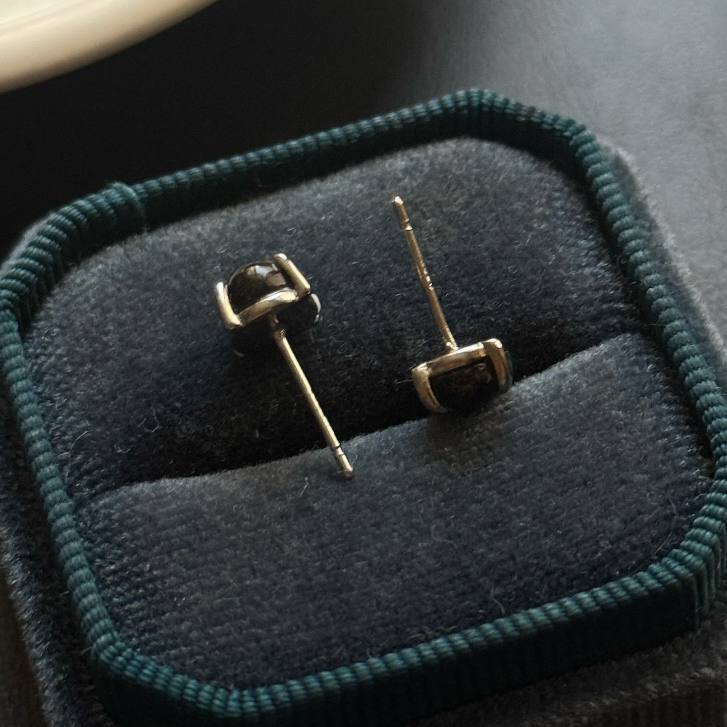 [原石] 彼得石 925銀耳環