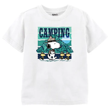 Peanuts Tee (Snoopy Camping)
