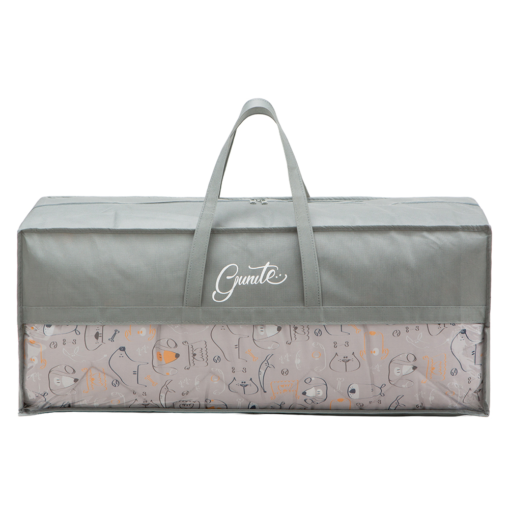 gunite 超透氣抗菌天絲加厚床墊_三合一兒童睡袋(附防塵收納袋)｜Buddy大頭狗
