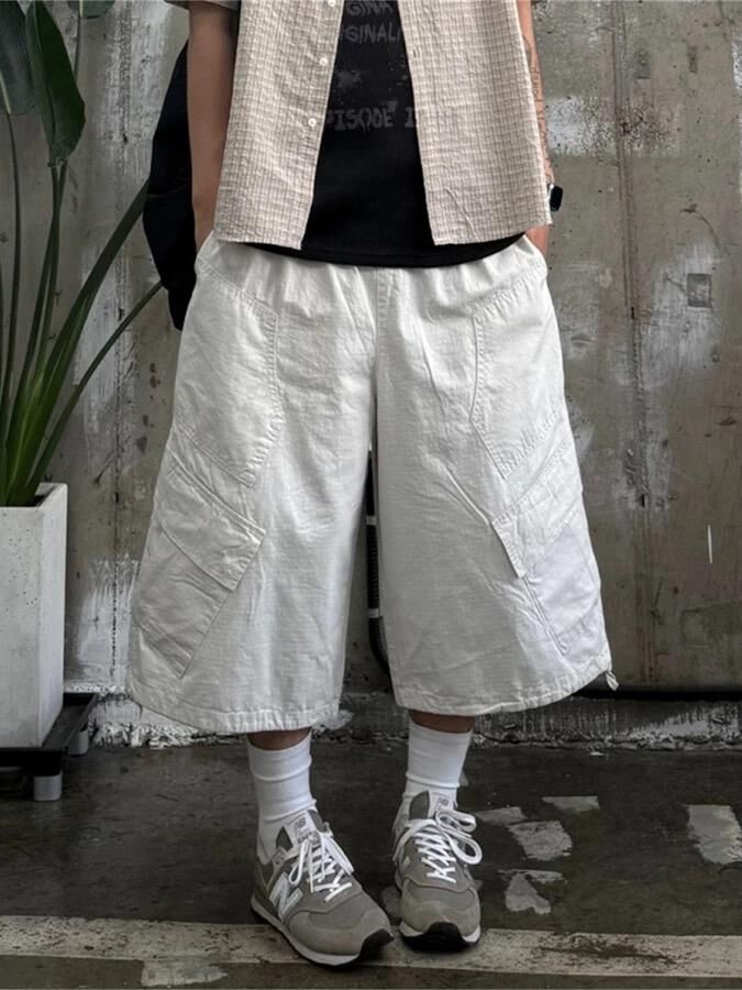 淨色工裝短褲 P3128