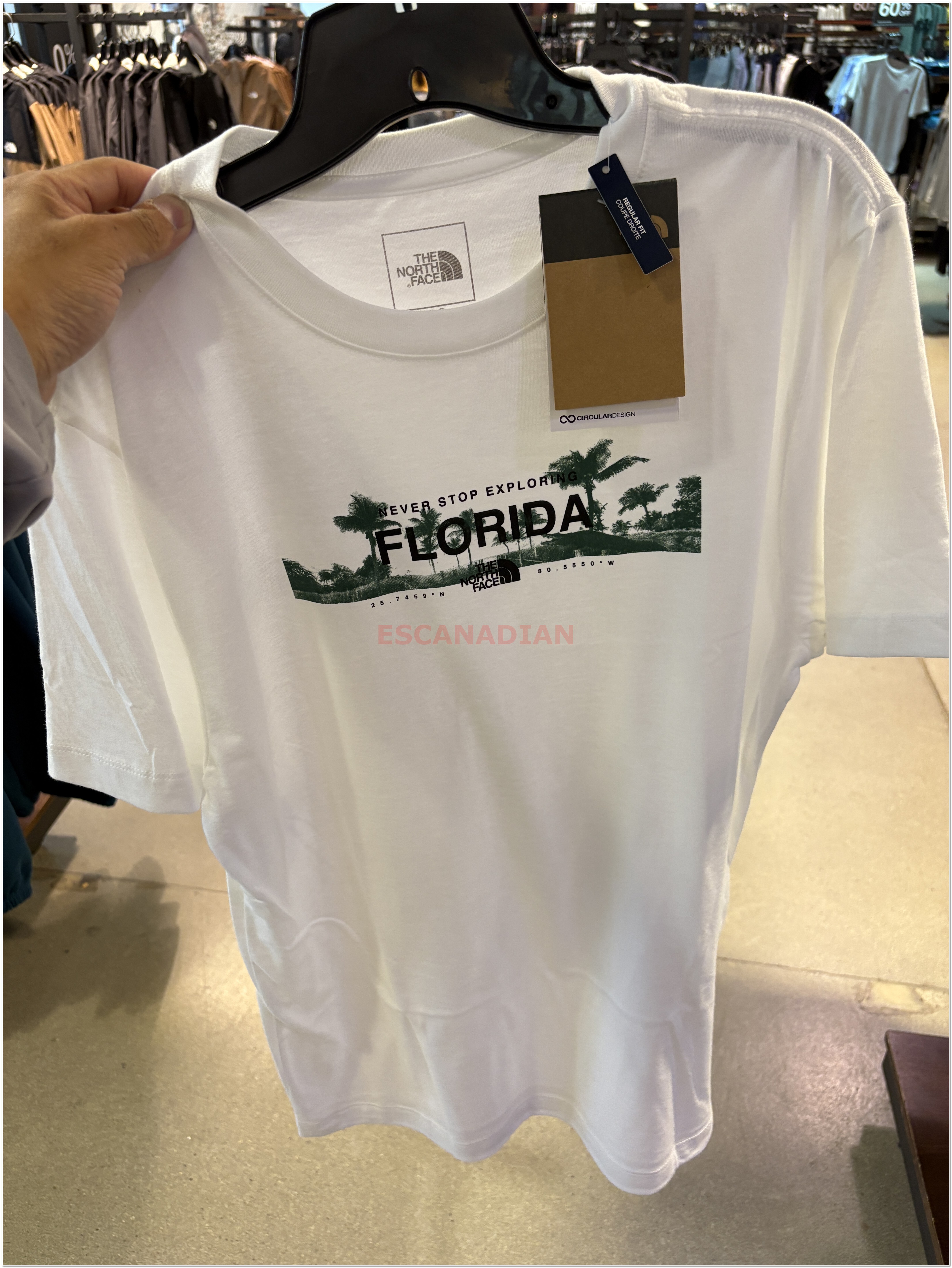 THE NORTH FACE 男大人 佛羅里達限定 短TEE