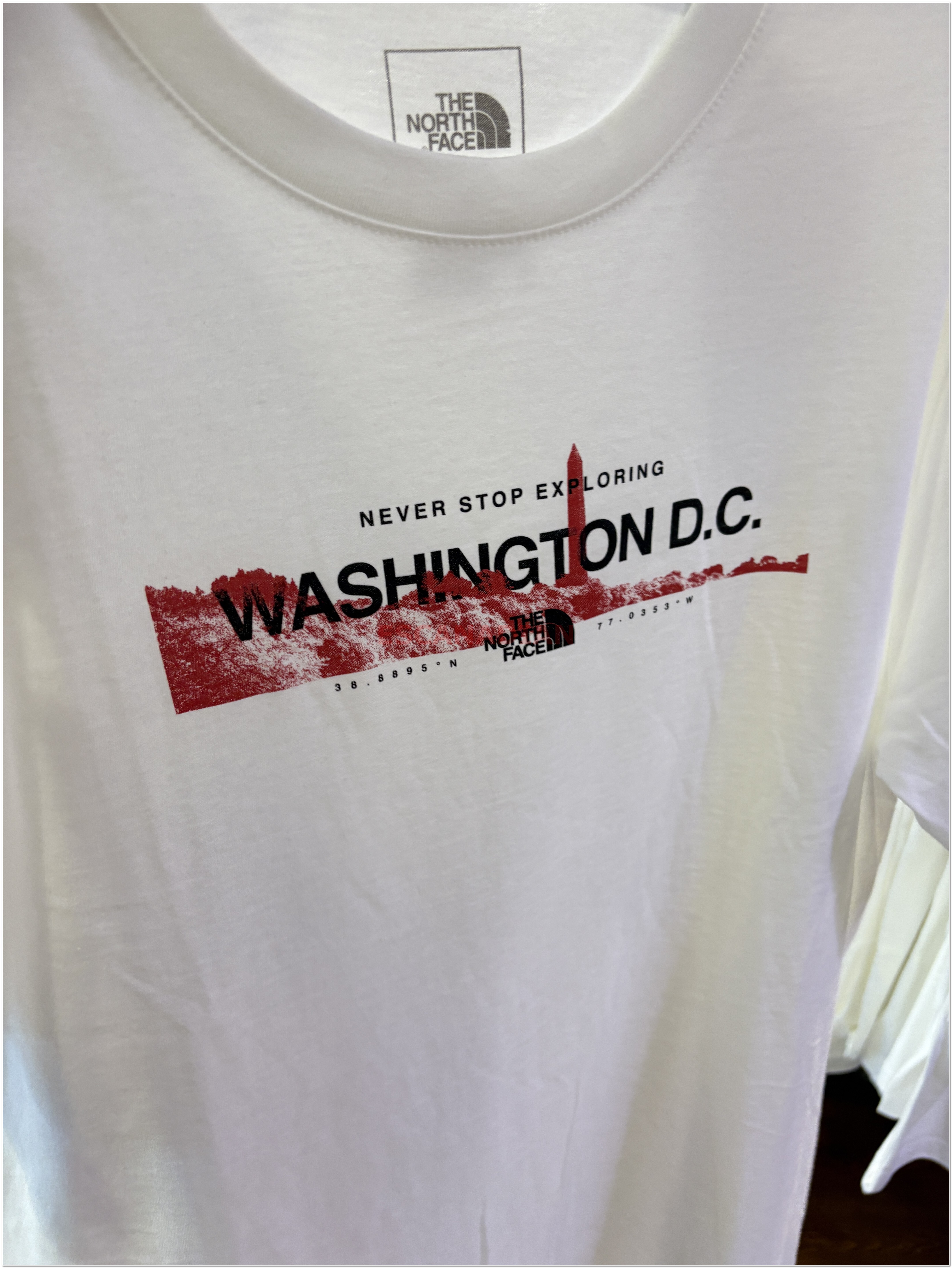 THE NORTH FACE 男大人 華盛頓DC限定 短TEE