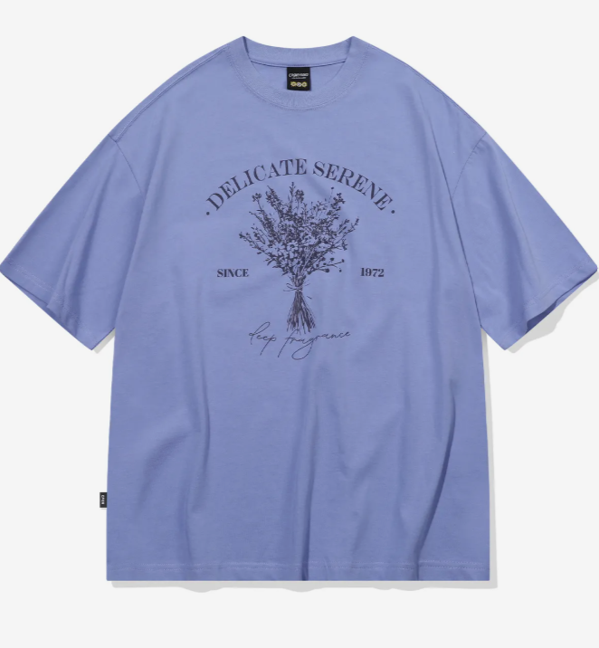 CPGN STUDIO / Serenflower short T-shirt / lavender blue /  JUL25