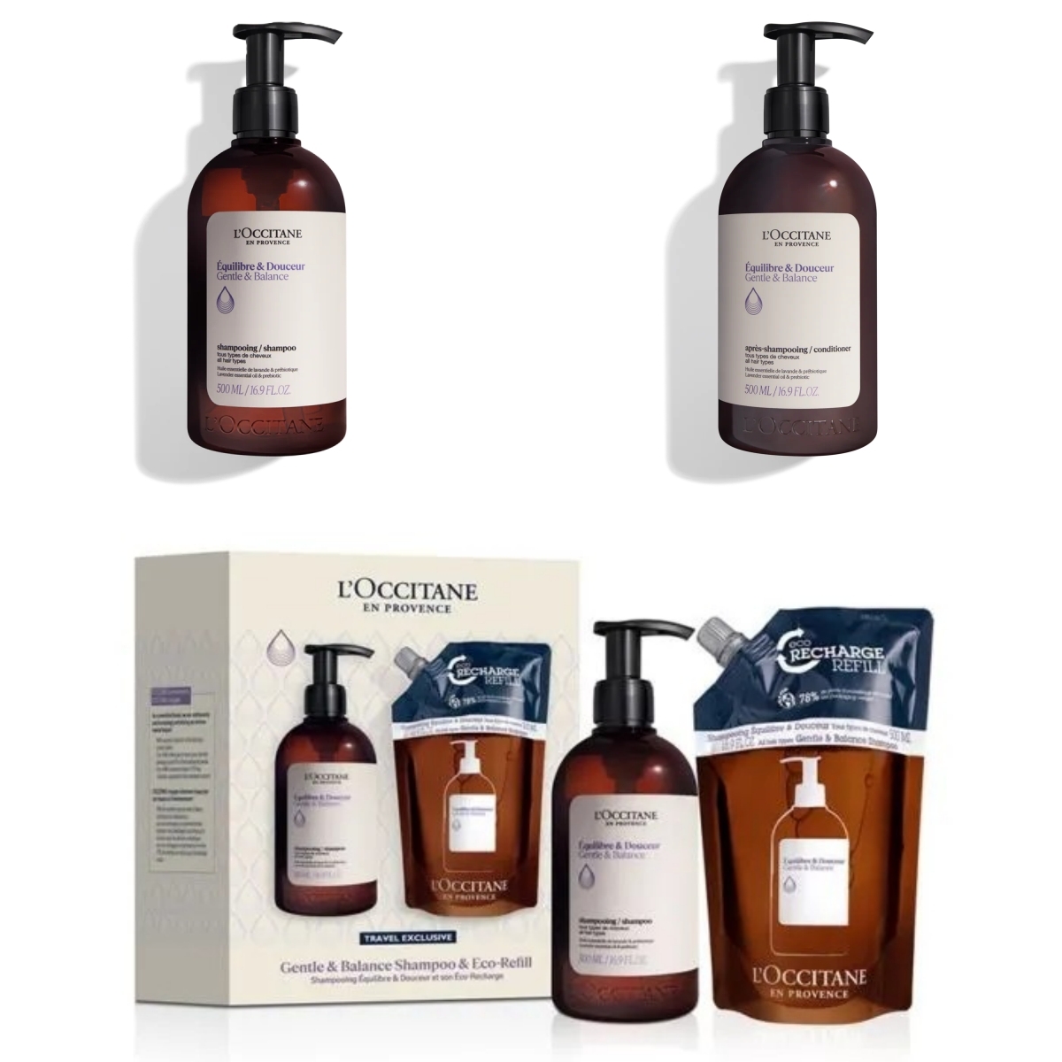 L'OCCITANE 草本療法溫和舒緩洗髮水/護髮素