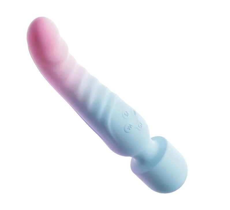 〔49種玩法〕南極座仿真假陽具及AV棒  - 星空色