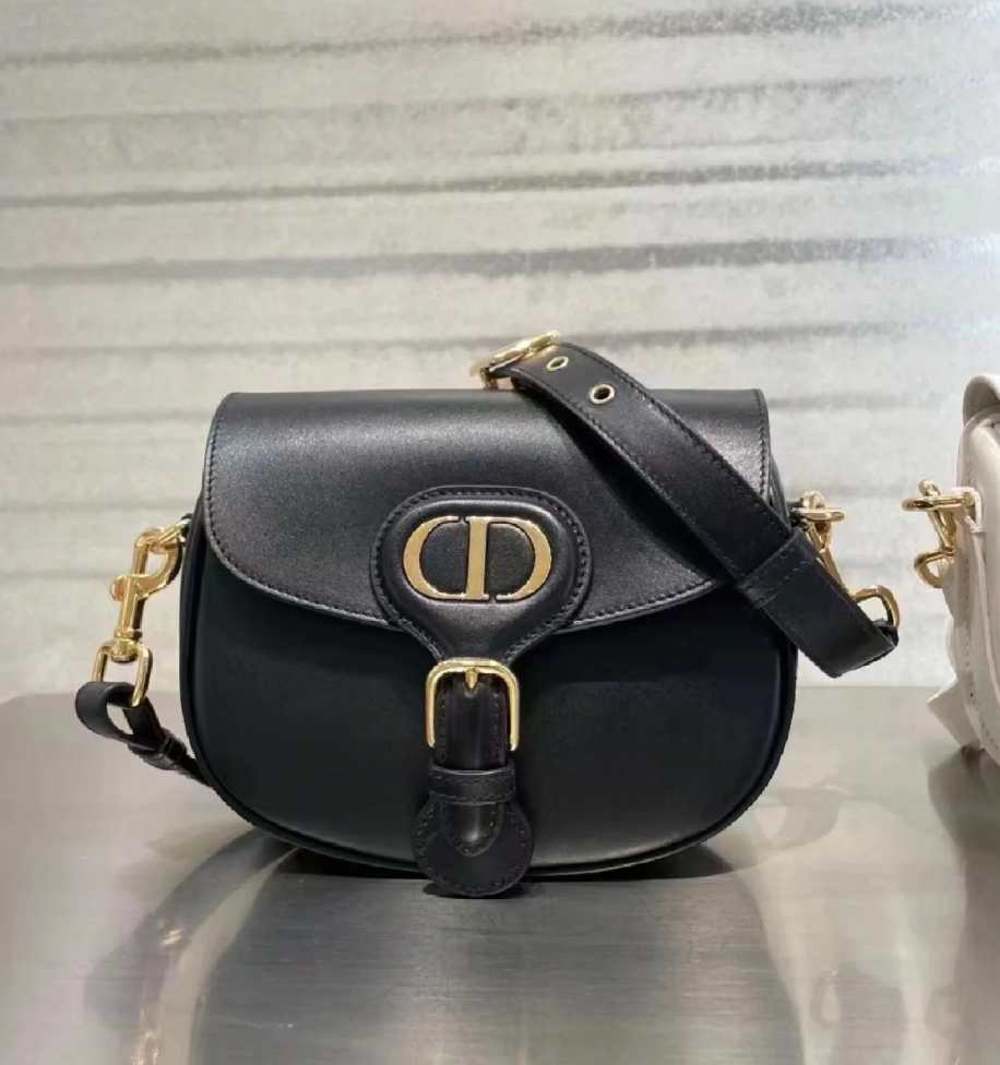 Dior Small Dior Bobby Box Calfskin Bag Black