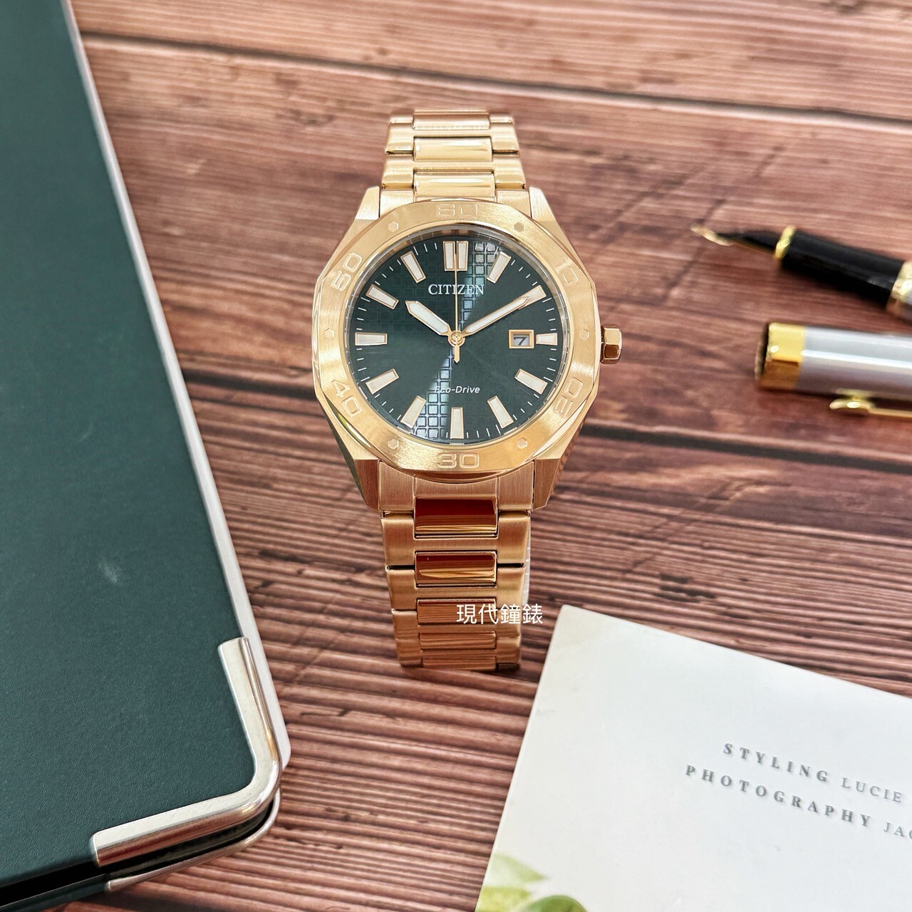 【CITIZEN 星辰】GENT'S系列 八角殼形光動能腕錶BM7633-81X 41mm 現代鐘錶