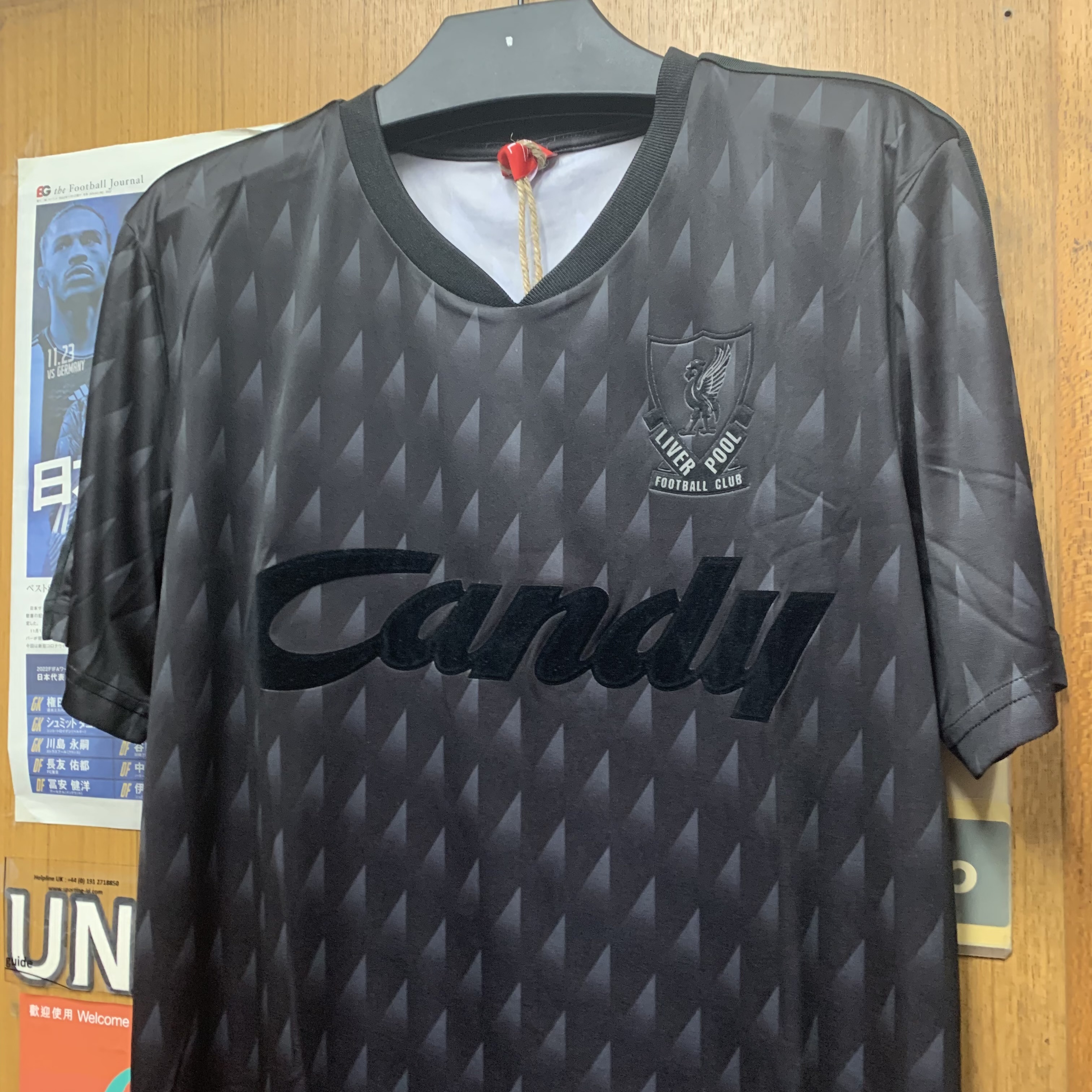 1989 Liverpool Retro Candy Blackout Shirt