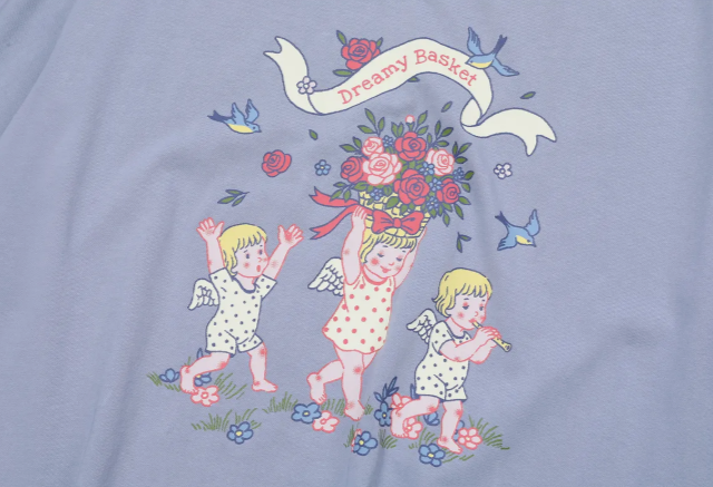 CPGN STUDIO / Angel Short  T-shirt / blue Gray /  JUL25