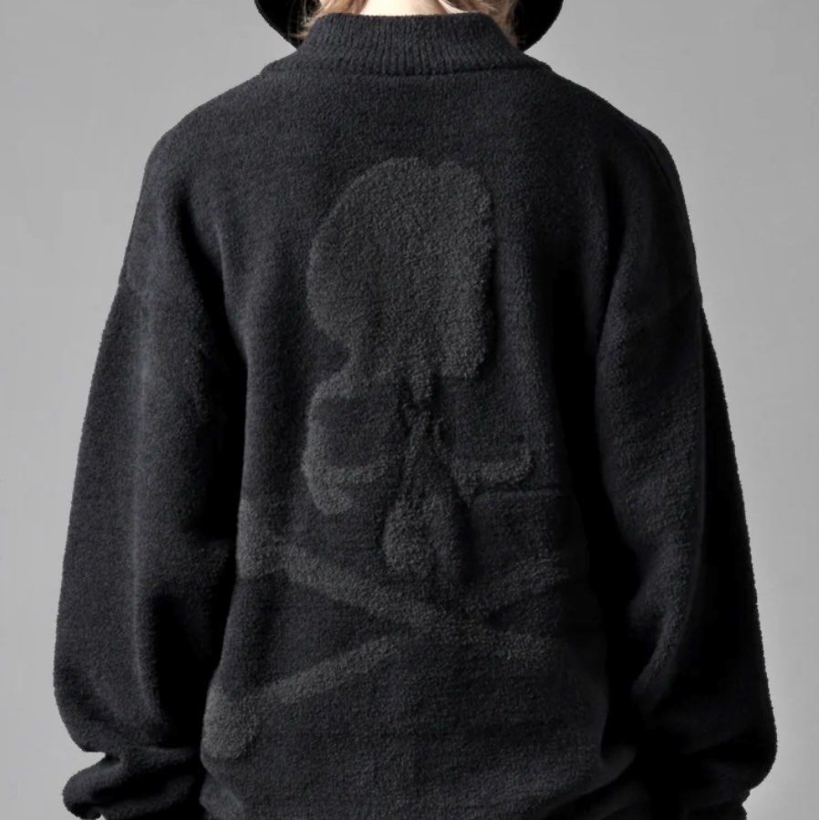 RE-STOCK: MASTERMIND WORLD LOUNGE FULL-ZIP TRACK JACKET - BLACK PRE ORDER ITEM (預訂中)