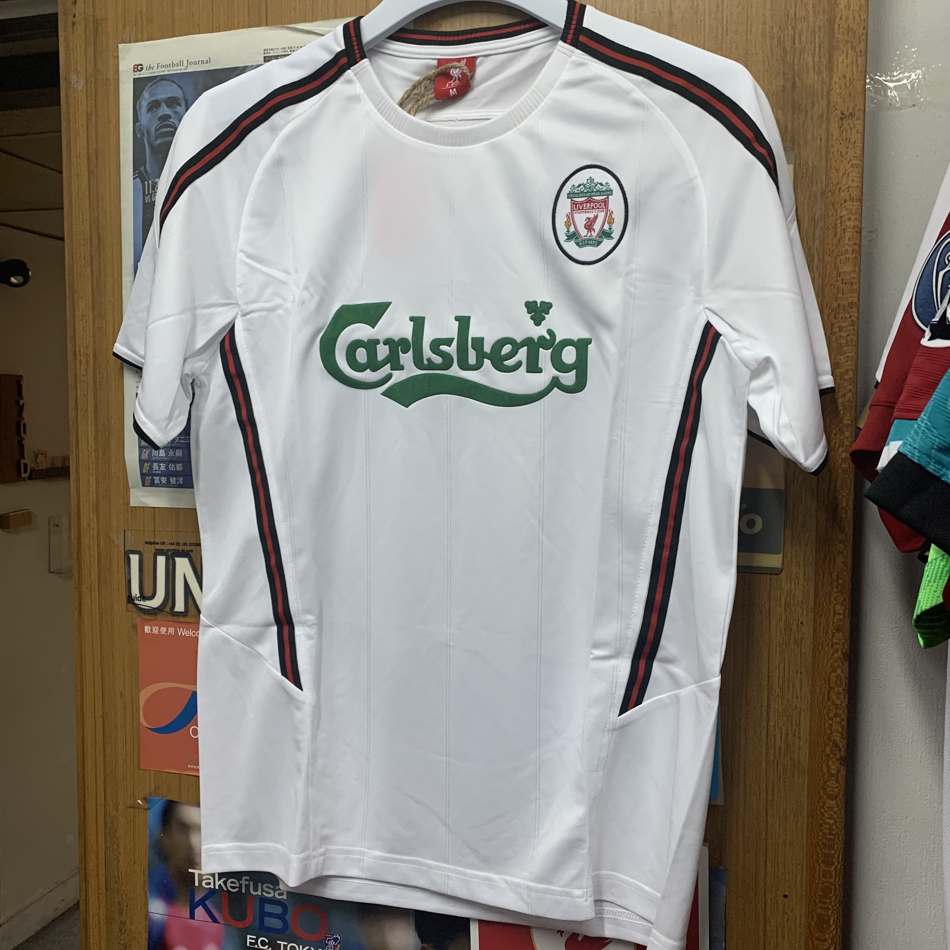 2003 Liverpool Retro Away Carlsberg Shirt