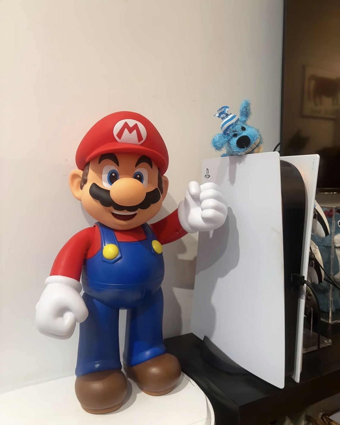【日本正版授權】瑪利歐 20吋 大型公仔 可動模型
