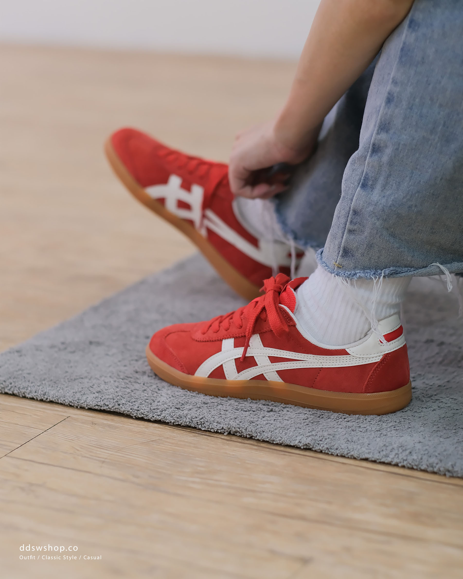 "代購" Onitsuka Tiger Tokuten 鬼塚虎 紅白 焦糖底 男女鞋 1183C254-600