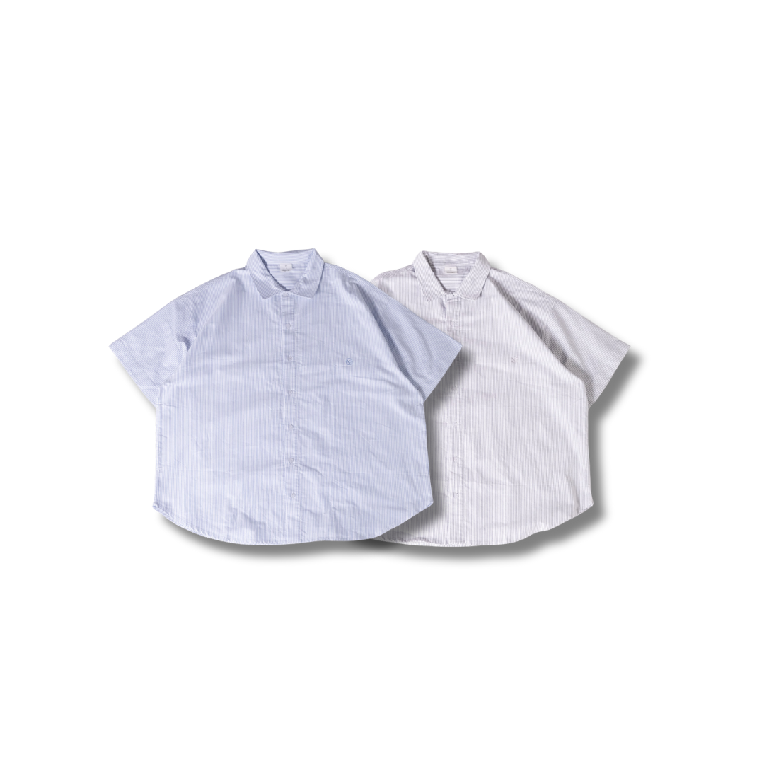 D.CLOSET Vagary 刺繡條紋襯衫