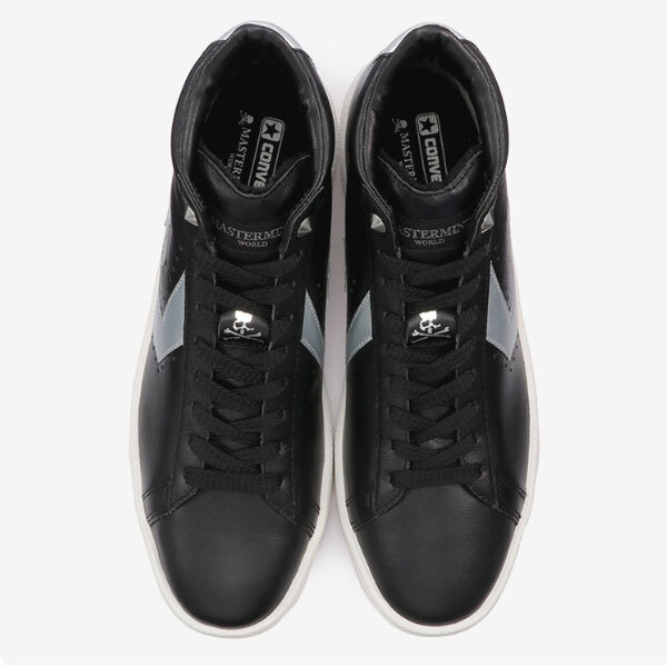 LAST PCS: MASTERMIND WORLD MW x CONVERSE PRO LEATHER HIGH PROXY SHOES - BLACK SIZE 10 PRE ORDER ITEM (預訂中)