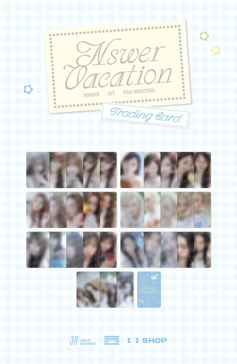 NMIXX 入場特典トレカ NSWER VACATION 2種セット Qoo10] JYP Entertainment [条件付き特典] NMIXX 1ST F : KPOP