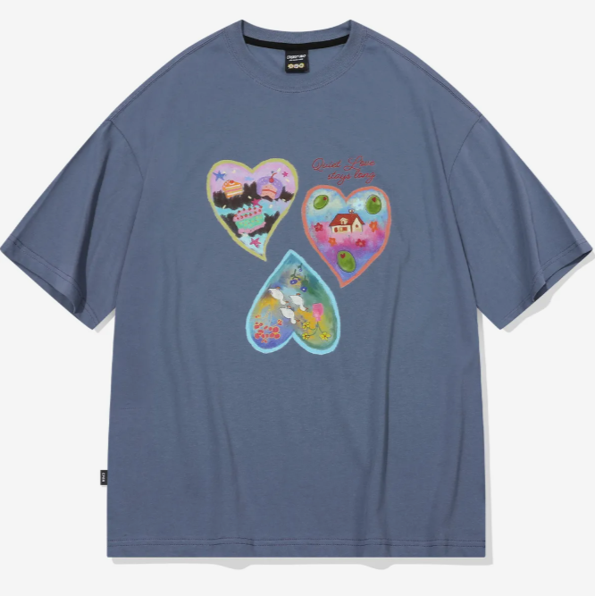 【CPGN STUDIO】25SS★ DTP Love Stay Short Sleeve Tee CPGN STUDIO / DTP Love Stay 短袖T恤/ 藍色/ JUL25