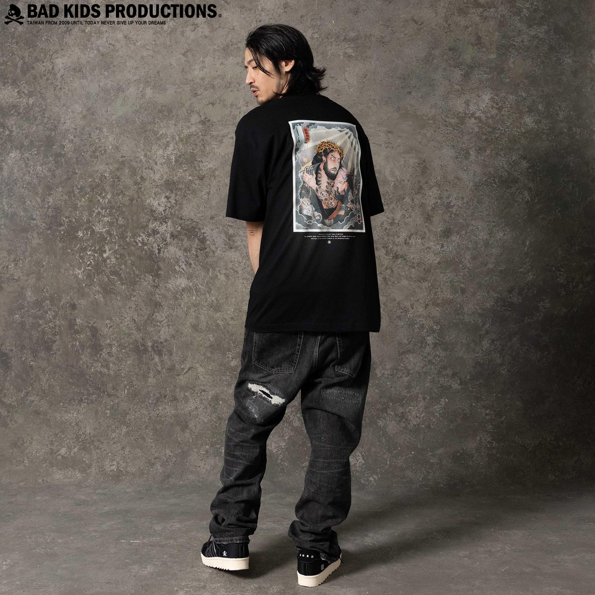 BAD KIDS 惡童 25S/S Ukiyo-e Tattoo Jesus Tee