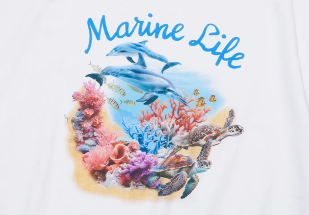 CPGN STUDIO / DTP Marine Dolphin Short T-shirt / white / JUL25