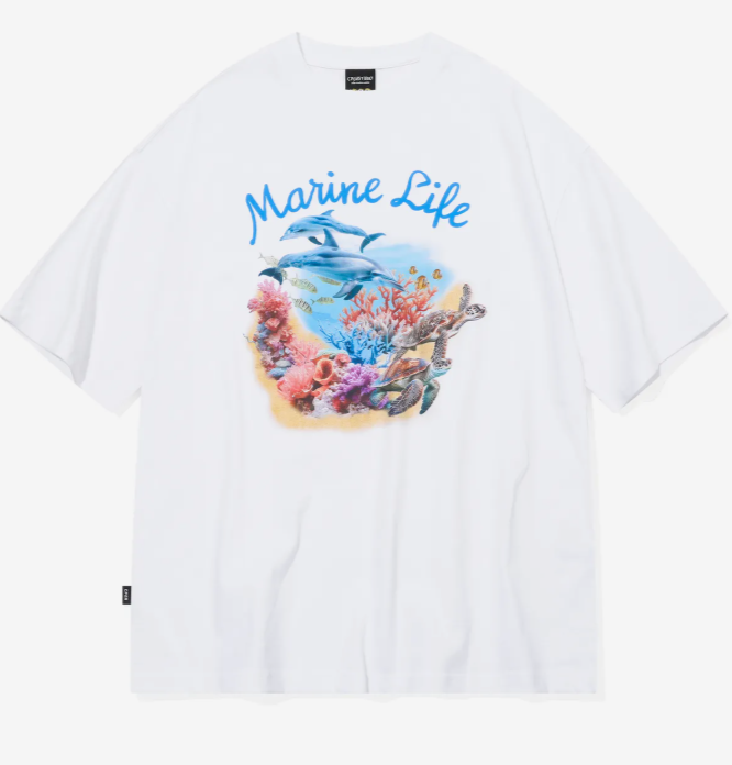 CPGN STUDIO / DTP Marine Dolphin Short T-shirt / white / JUL25