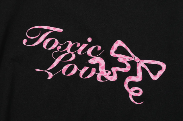 CPGN STUDIO / Snake Ribbon Cropped Short T-shirt / black / JUL25