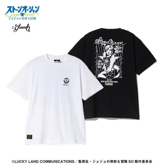 233180 Pbandai 預訂 2025/11月 アニメ『ジョジョの奇妙な冒険 ストーンオーシャン』×glamb 2 tone Jolyne T-shirts
