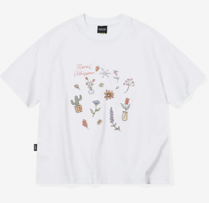 CPGN STUDIO / DTP Whisper Cropped Short T-shirt / White / JUL25