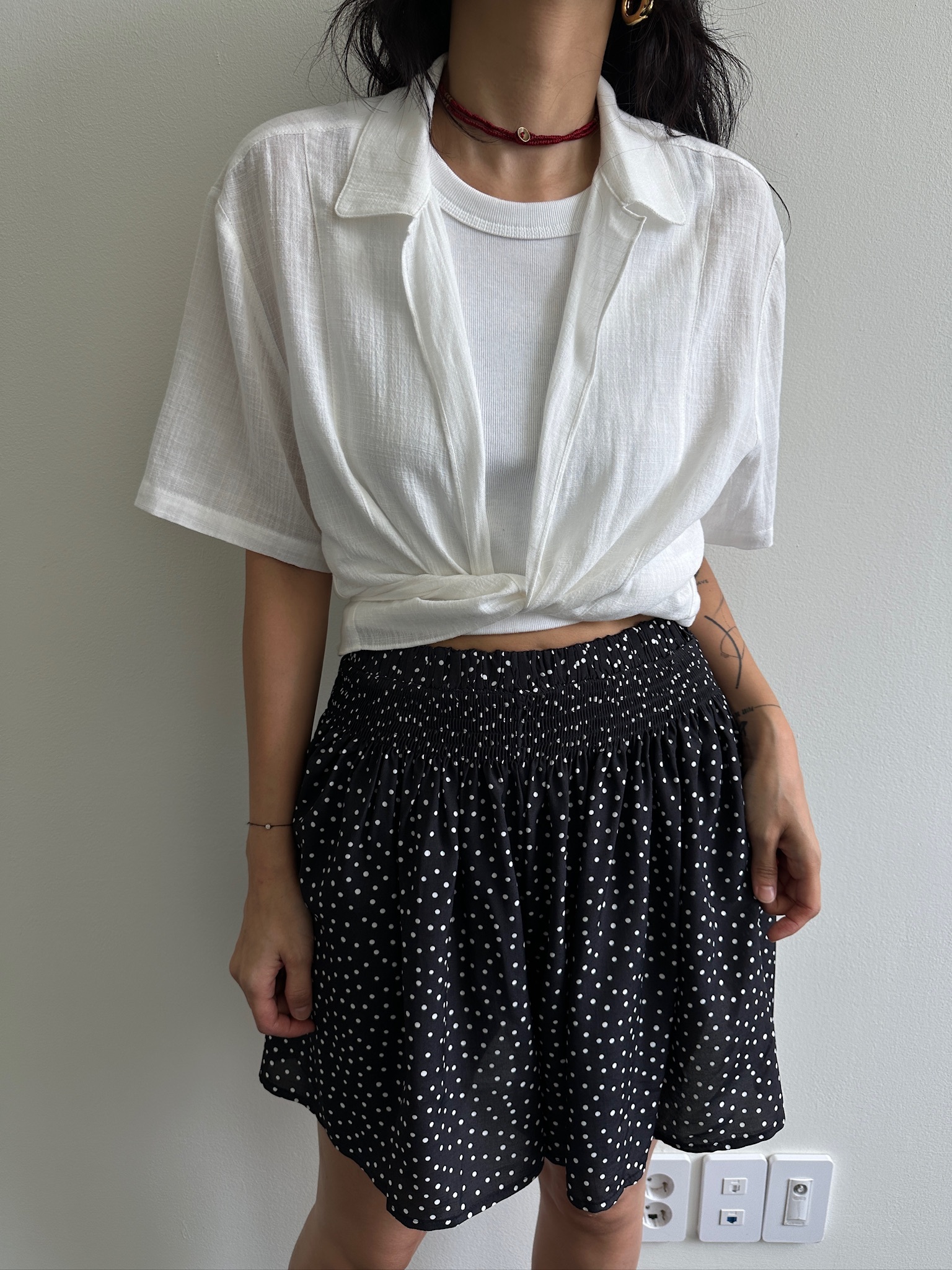 PDD archive SH175 summer wrap shirt