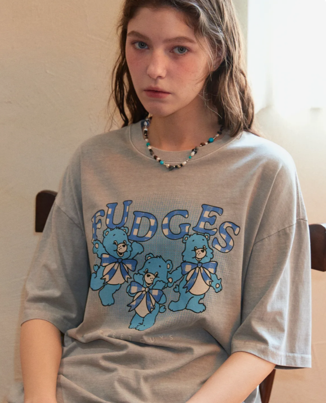 CPGN STUDIO / Fuzzy Bare Pigment Short T-shirt / Gray / JUL25