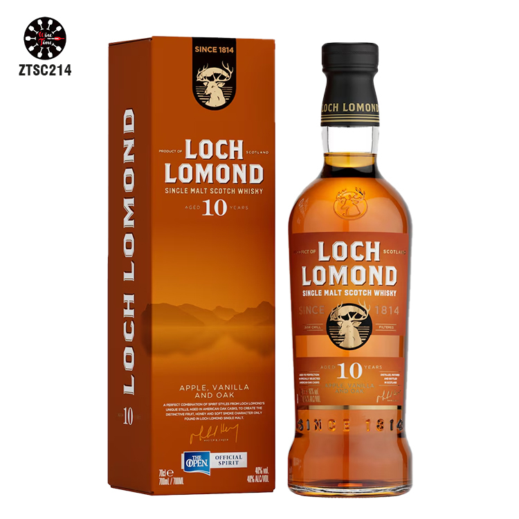 Loch Lomond Aged 10 Years Single Malt Scotch Whisky (禮盒)