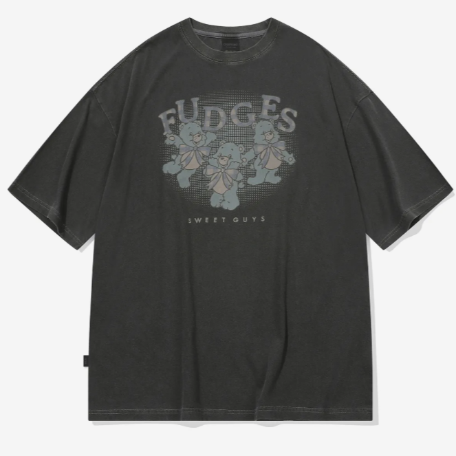 CPGN STUDIO / Fuzzy Bare Pigment Short T-shirt / smoke black / JUL25