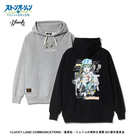 233184 Pbandai 預訂 2025/11月 アニメ『ジョジョの奇妙な冒険 ストーンオーシャン』×glamb F・F Hoodie