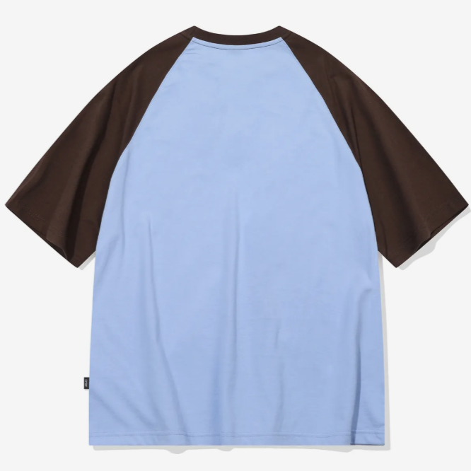 【CPGN STUDIO】25SS★ Cute Chill Raglan Short Sleeve Tee CPGN STUDIO / Cute Chill Reglan 短袖T恤/ 茶/藍色/ JUL25