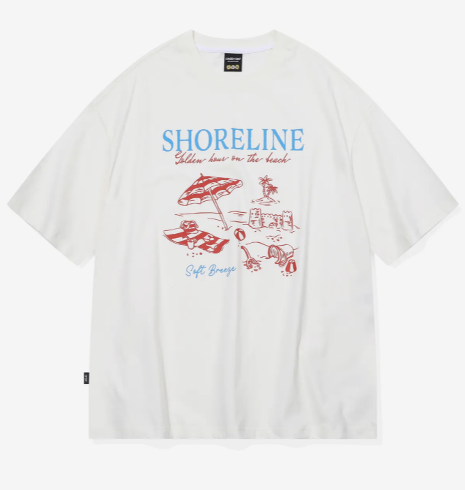 CPGN STUDIO / Shore Line Short T-shirt / white / JUL25