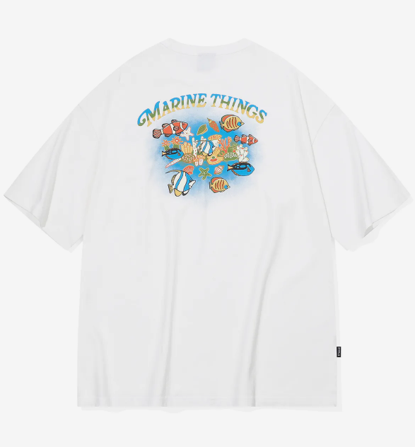 CPGN STUDIO / Marine Things short T-shirt / white / JUL25