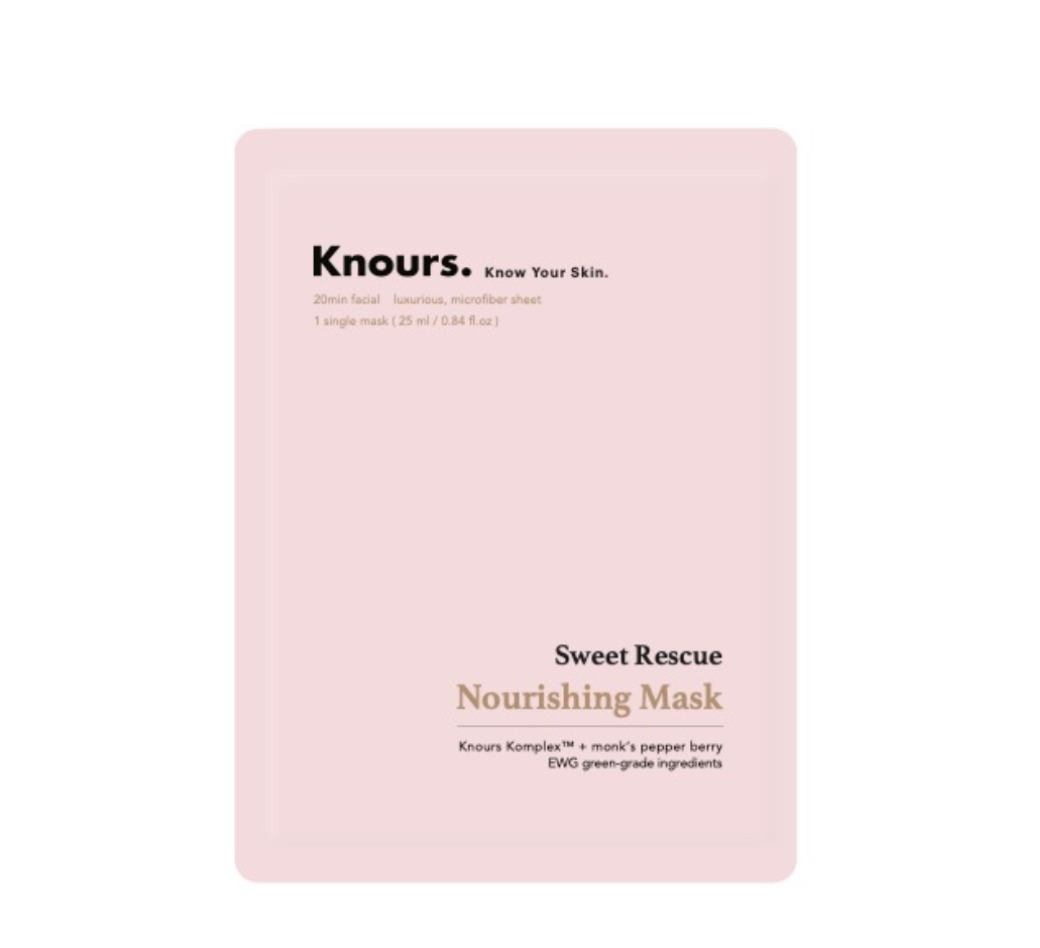 Knours 粉紅急救面膜(一盒5片)