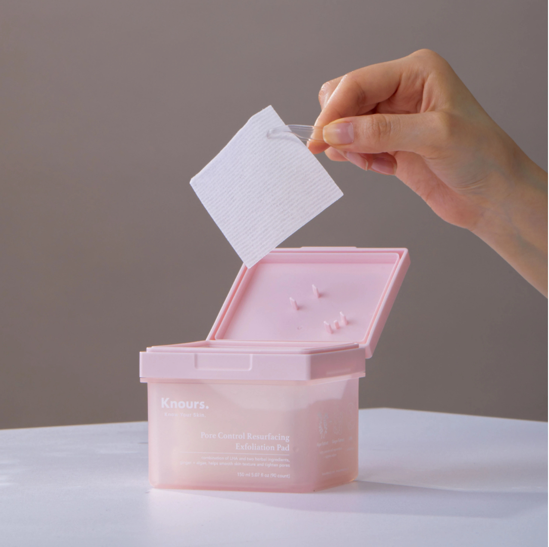 Knours 調理角質爽膚棉90片