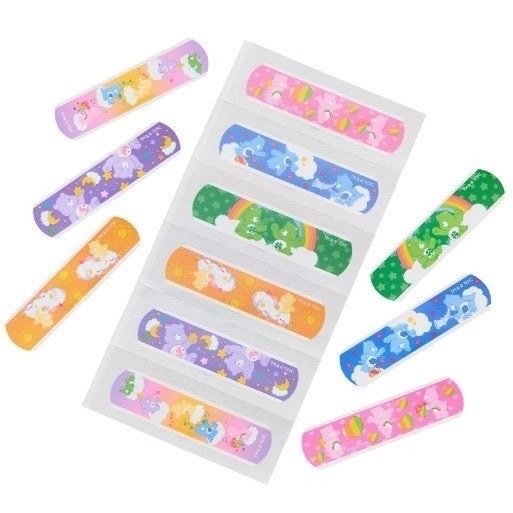 日本 CareBears 彩虹熊繽紛絆創膏18枚