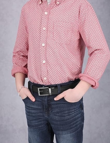 【預購】Timberland Reversible G070904 男童雙面真皮皮帶