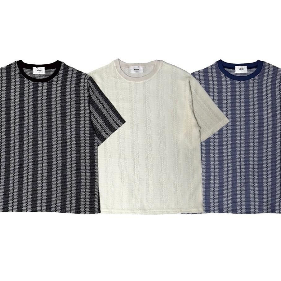 直紋短袖Tee VOID-113T